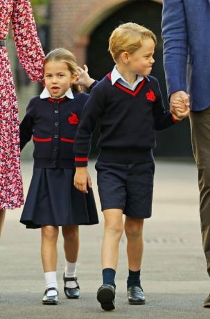 Princess Charlotte esimene koolipäev